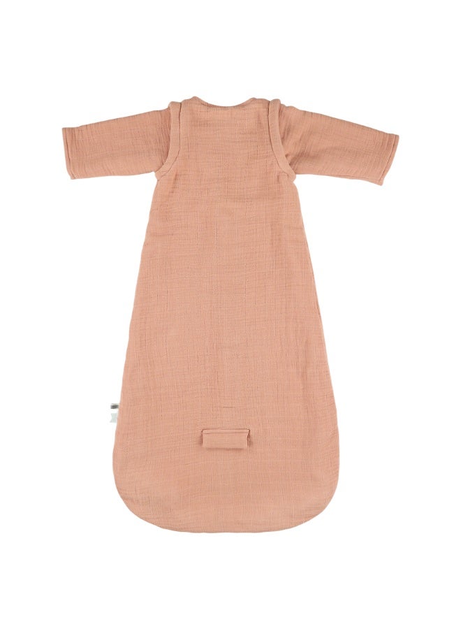 Trixie Organic Cotton Sleeping Bag - Mild Season - 90 cm - Bliss Coral - Image 2